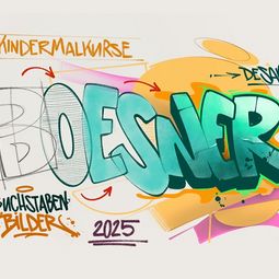 Kinder-Malkurs bei boesner in Münchwilen mit Desan