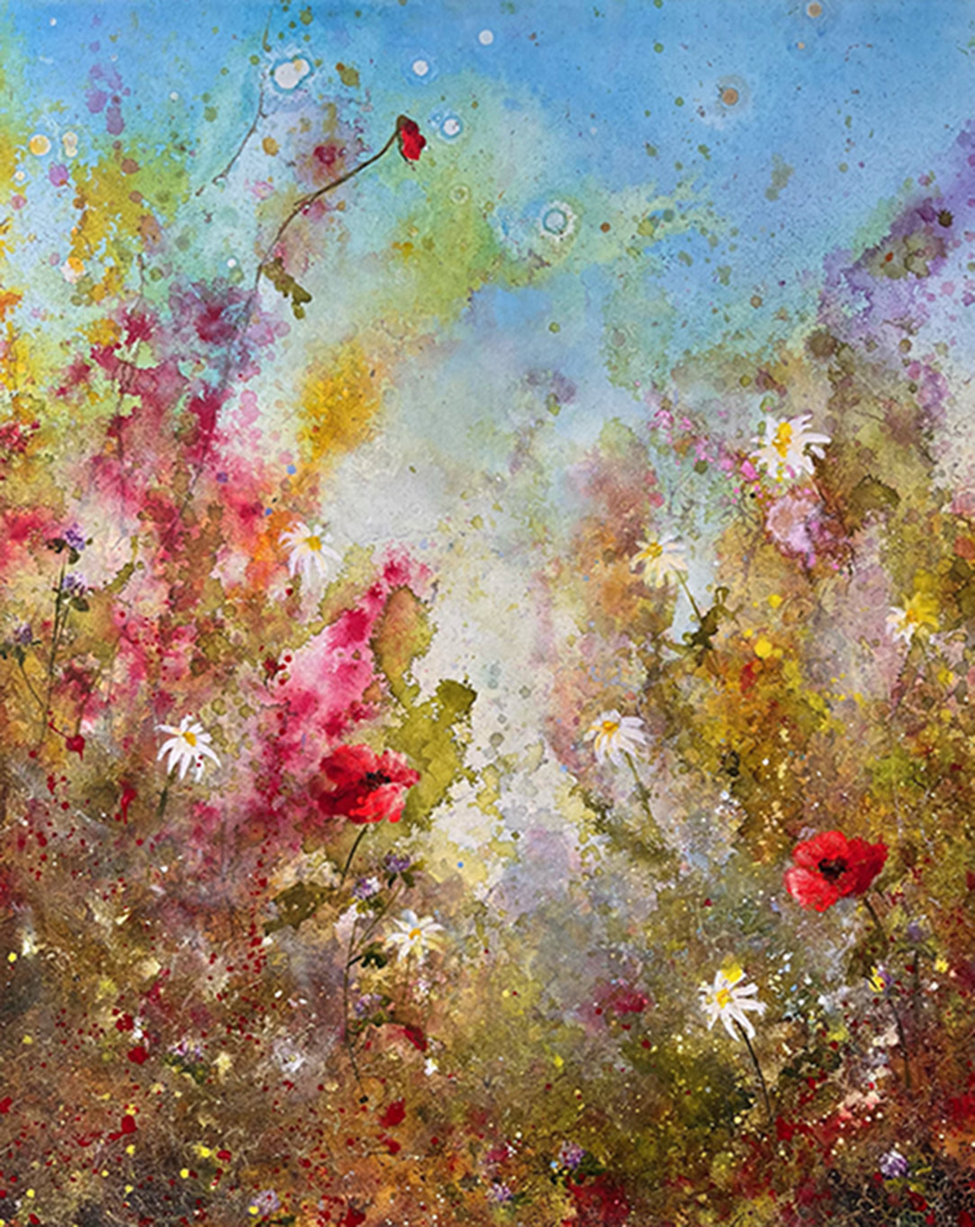 BLUMENWIESE Kurs mit Monika Biermann im Atelier boesner in Aarberg
