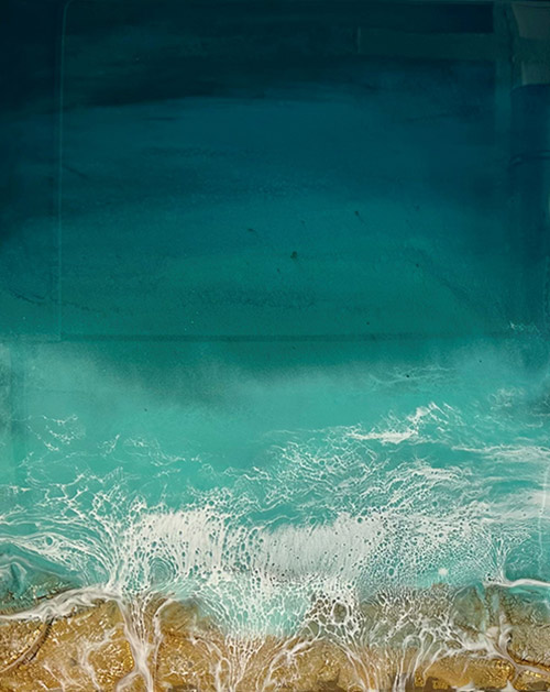 Kurs im Atelier boesner in Unterentfelden mit Stefanie Etter Resin