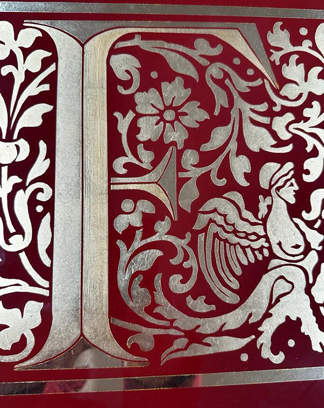 HINTERGLASVERGOLDUNG - HISTORISCH UND MODERN Kurs mit Dietmar E. Feldmann im Atelier boesner in Unterentfelden
