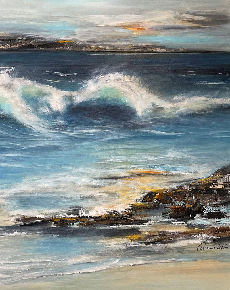 HIMMEL UND MEER Kurs mit Carmen Högger im Atelier boesner