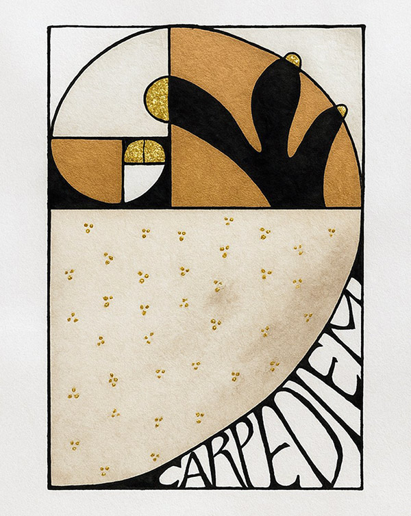 FIBONACCI-SPIRALE von Annikki Rigendinger Kurs im Atelier boesner in Unterentfelden mit Annikki Rigendinger