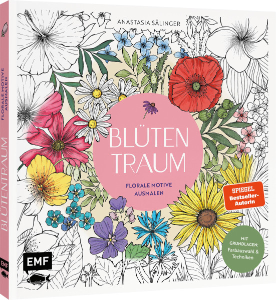 Edition Michael Fischer Blütentraum - Florale Motive ausmalen