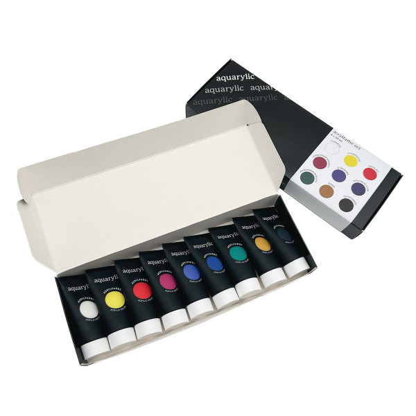 Aquarylic Acrylfarben Set 9x30ml