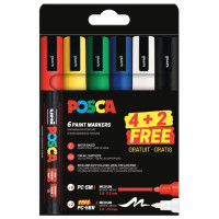 Posca Marker Set 4+2