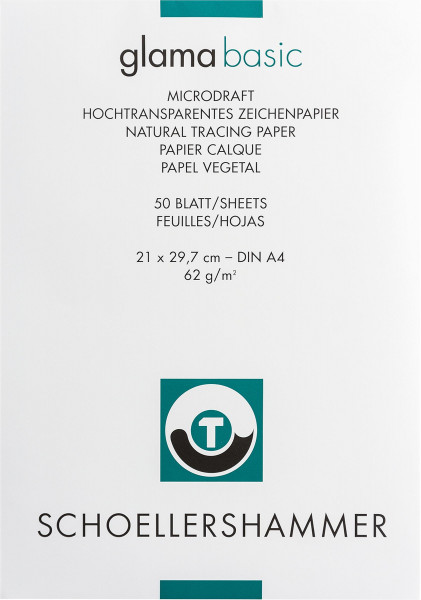 Schoellershammer Glama Microdraft Hochtransparentpapier-Block