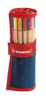 Stabilo Point 88 Finliner-Set | 25 Stifte im Rolletui