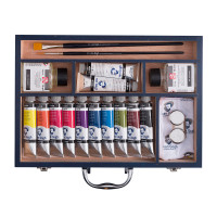 [CH] Box 12x40ml Starter XL mit Zubehör | Talens Van Gogh Ölfarbe