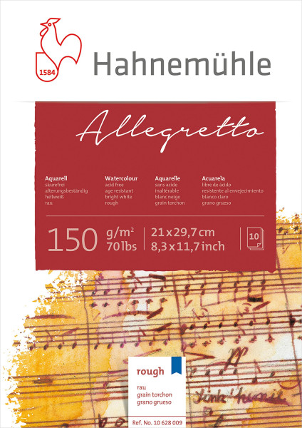 Hahnemühle Bloc aquarelle académique Allegretto