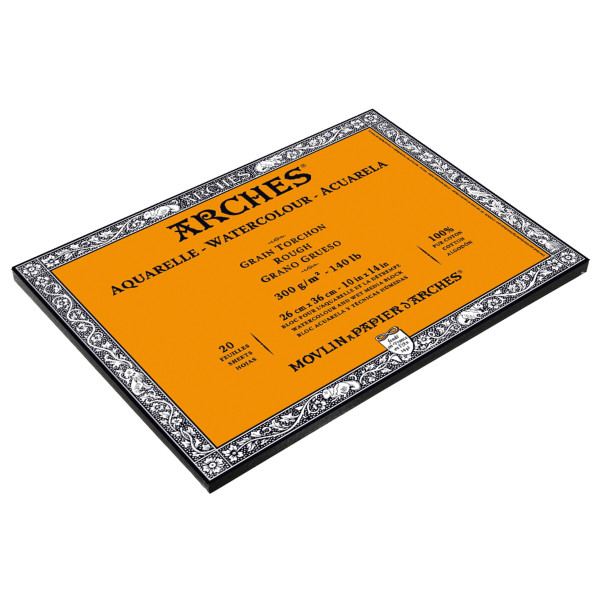 Arches® Bloc de papier à la cuve pour aquarelle