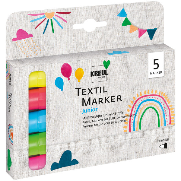 Kreul Marqueur pour textile set de Junior