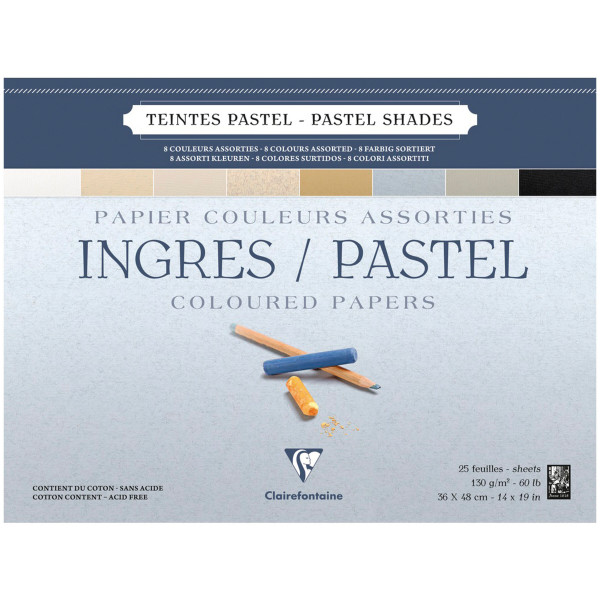 Clairefontaine Bloc de pastel d'Ingres