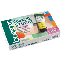 boesner Gouache Studio-Set | 5 x 40 ml