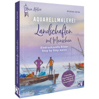 Mein Atelier Aquarellmalerei – Landschaften mit Menschen (Kristina Jurick) | Christophorus Verlag 2023