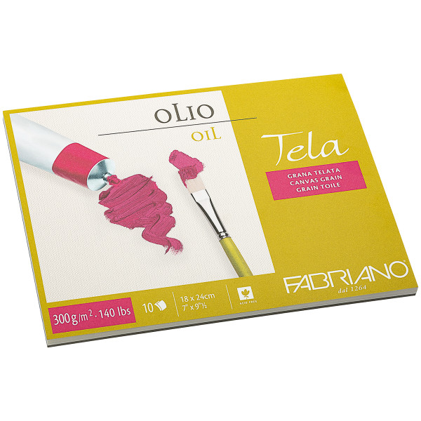 Fabriano Bloc pour peinture à l'huile Tela