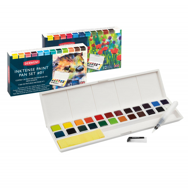 Derwent Inktense Paint Pan Sets