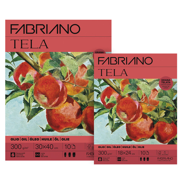 Fabriano Bloc pour peinture à l'huile Tela