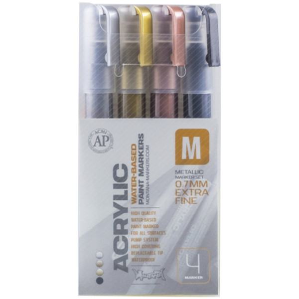 Montana Acrylic Marker Metallic-Set