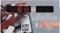 Brevillier's Cretacolor Breite Künstlerstäbchen-Set | 8 Kreiden