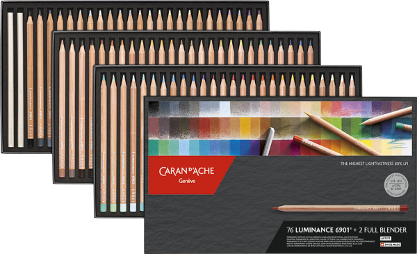 Caran d'Ache Set de crayons de couleur Luminance 6901®