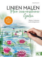Linien malen - Mein verwunschener Garten | Anja Gensert, Christophorus Vlg.
