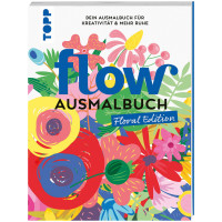 Flow Ausmalbuch. Floral