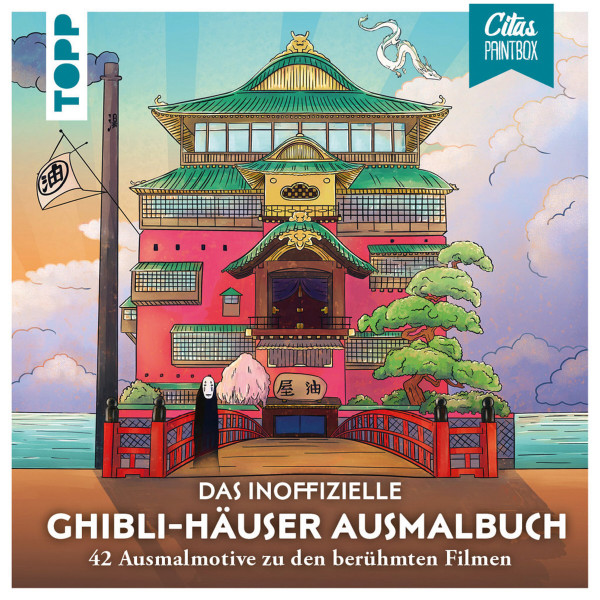frechverlag Ghibli-Häuser Ausmalbuch