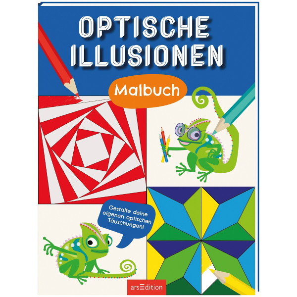 Ars Edition Optische Illusionen - Malbuch