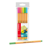 Stabilo Point 88 Fineliner-Set | 6 Neonfarben