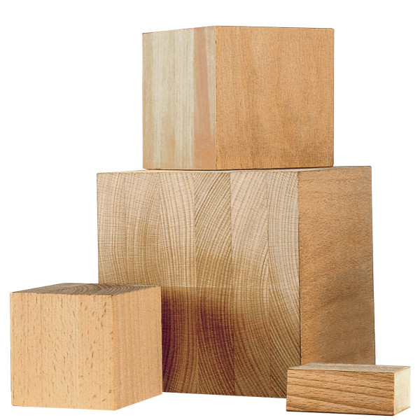 Lignum Rectangle et cube en bois