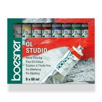 boesner Öl Studio-Set | 8x 60 ml