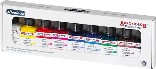 Schmincke – Aero Color Set de couleurs de base