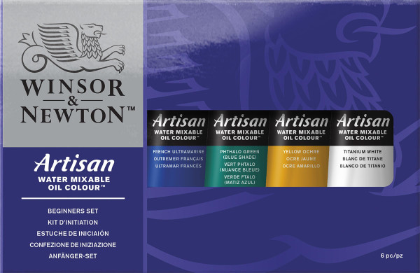 Winsor & Newton – Artisan Set de peinture à l'huile pour débutant