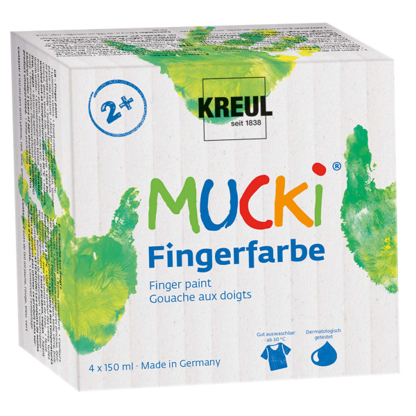 Kreul Kit de peinture au doigt Mucki