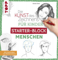 Die Kunst des Zeichnens für Kinder: Starter-Block Menschen (Gecko Keck) | frechverlag