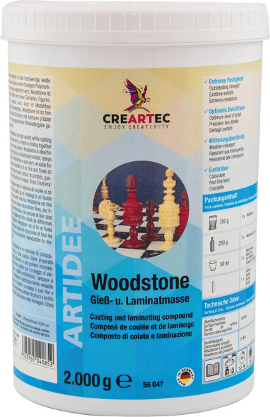 Creartec Woodstone Gieß-/Laminatmasse