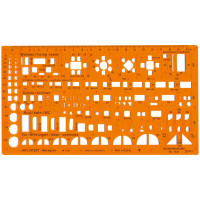 Standardgraph ﻿Architekt-Werkplanschablone