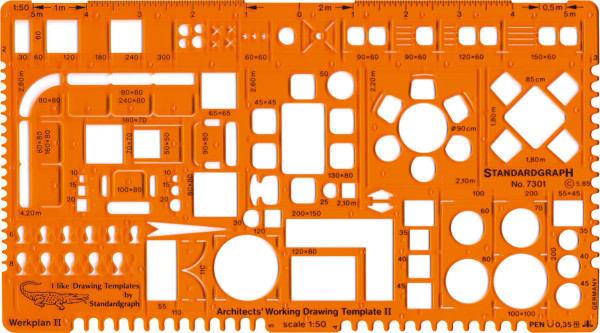 Standardgraph Gabarit II plans d'architecte