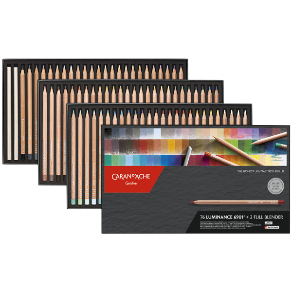 Caran d'Ache Set de crayons de couleur Luminance 6901®
