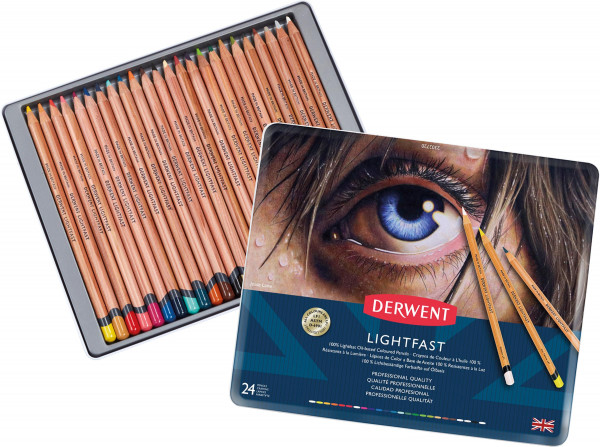 Derwent Set de crayons de couleur Lightfast