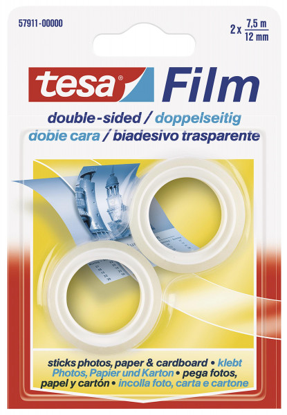 Tesa® Tesafilm rouleau de réserve double face