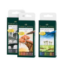 Faber-Castell Pitt Artist Pen Brush-Set | 6 Stifte