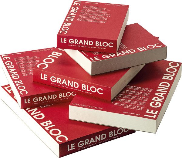 Le grand bloc Skizzenblock