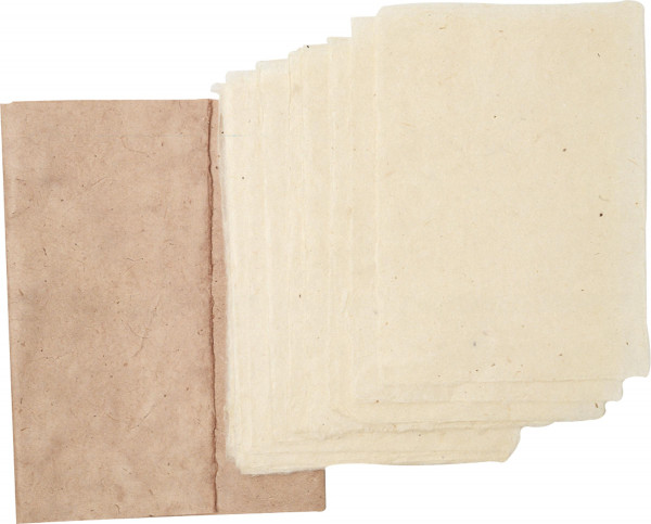 Kahari Mappe mit 20 Bogen Papier aus dem Himalaya