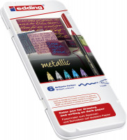 Vorschau: Edding 1200 Metallic Pen-Set | 6 Stifte Vorschau: Edding 1200 Metallic Pen-Set | 6 Stifte