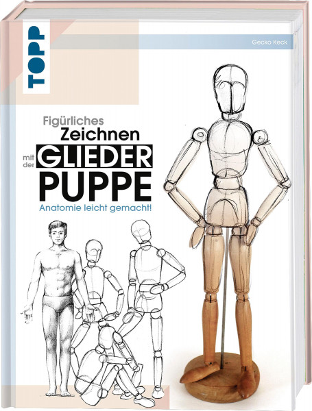 Figürliches Zeichnen mit der Gliederpuppe (Gecko Geck) | Frechverlag