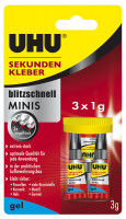 Uhu Sekundenkleber blitzschnell Minis, Gel