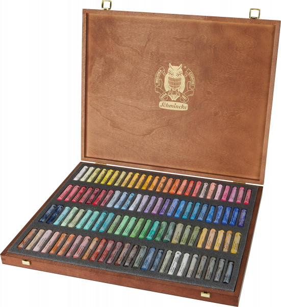 Schmincke – Pastell Set dans un coffret en bois