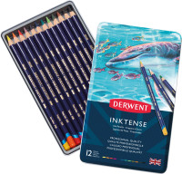 Derwent Inktense Tintenstift-Set | Metalletui