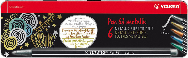 Stabilo® Pen 68 Metallic Set